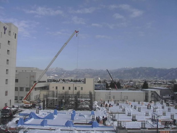 【20140210】工事現場　雪かき②